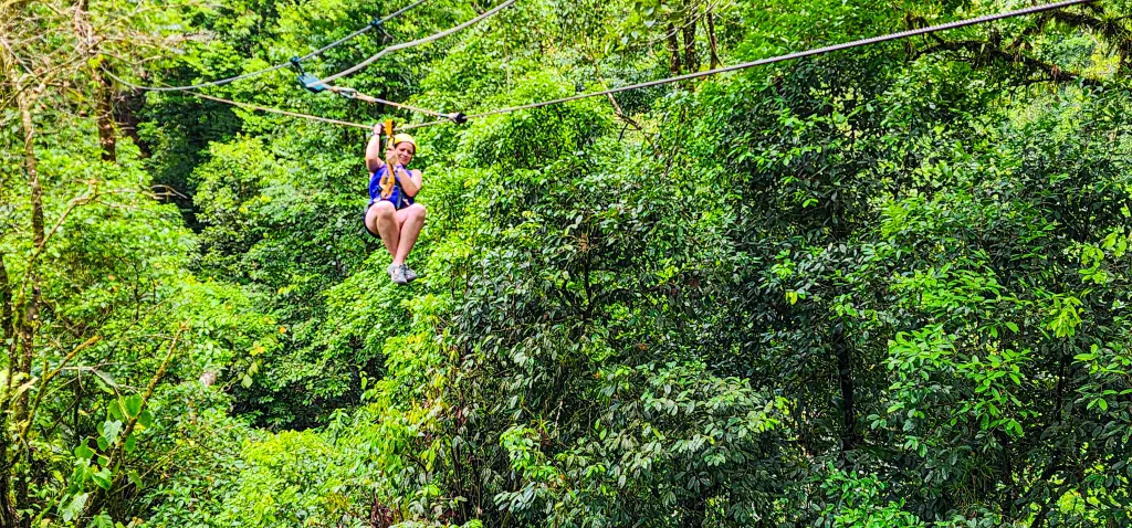Flying High: Zip Line Canopy Tour Through the Treetops
